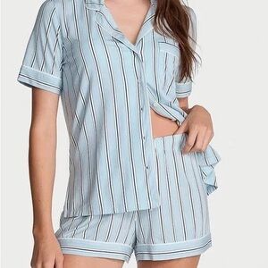 Victoria's Secret Light Blue Modal Pajama Set